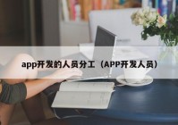 app开发的人员分工（APP开发人员）