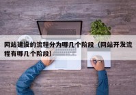 网站建设的流程分为哪几个阶段（网站开发流程有哪几个阶段）