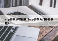 app开发步骤图解（app开发入门基础教程）